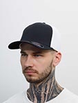 Бейсболка FLEXFIT арт. 6533T (черный / белый)